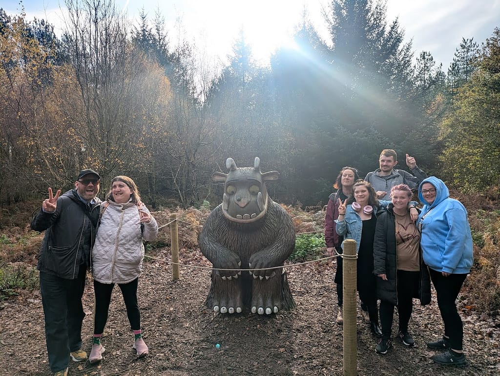 1st Enable supported people enjoying outdoor activities